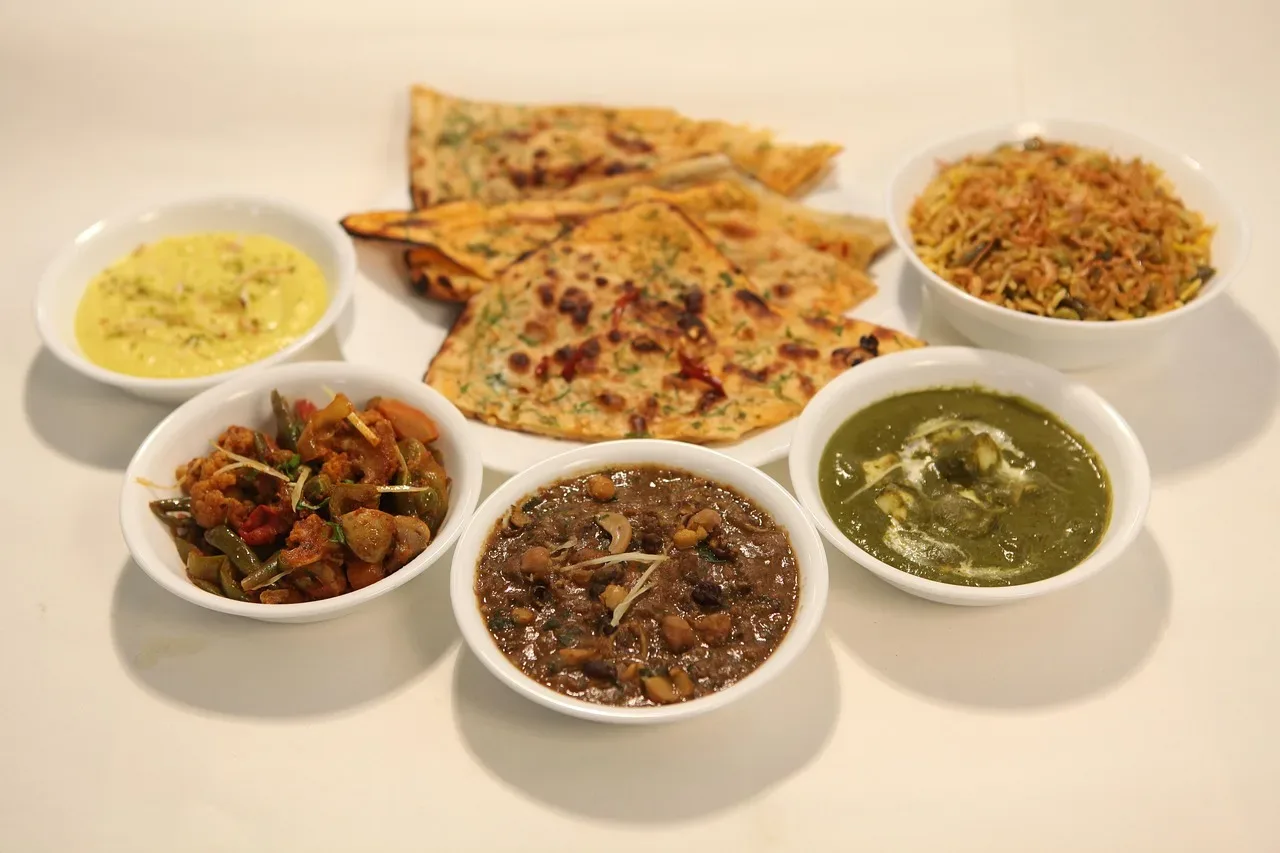 Paratha thali